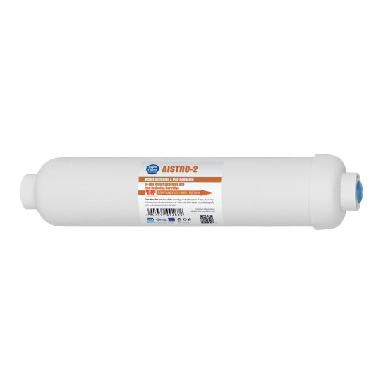 Φίλτρο νερού In-Line ή ψυγείου 2"x10", αποσκλήρυνσης και αποσιδήρωσης AISTRO-2 της Aquafilter